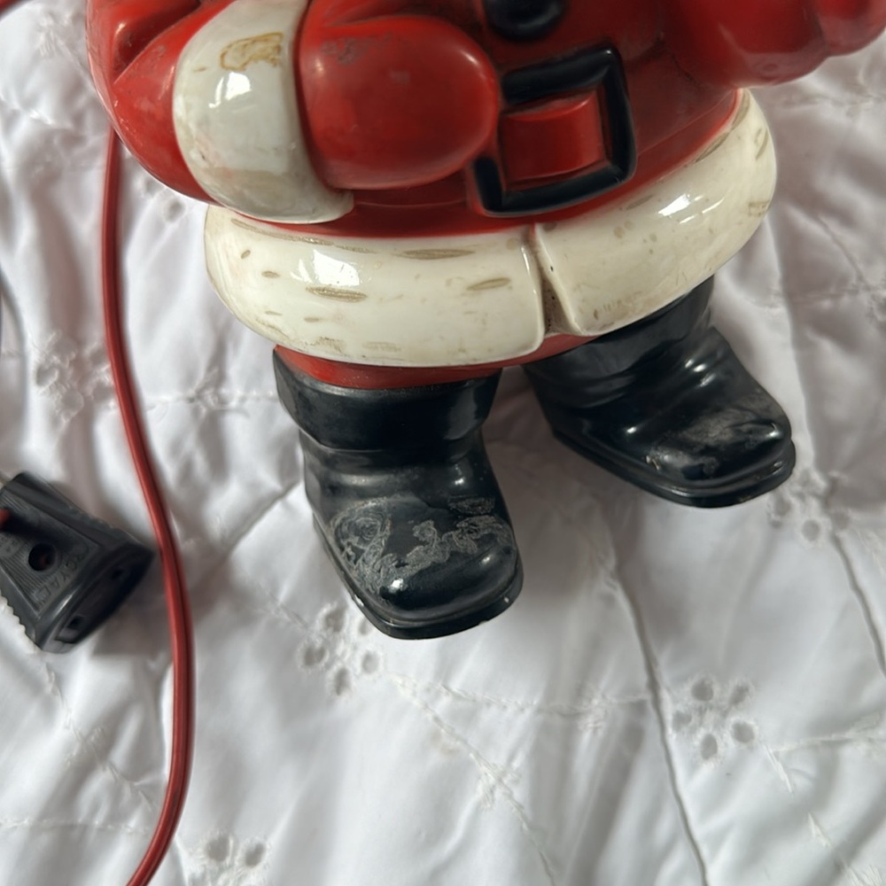 Vintage 1940's Royal Electric Christmas Santa Claus Holding C-7 Bubble Light. - Picture 10 of 16